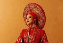 Mai Ngo Unveils Empress Nam Phuong-Inspired Ensemble for Miss Charm 2025