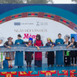 Hanoi Illuminated: Indigo Hues Meet Mong Brocade