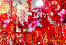 Tet’s Radiant Reds Transform Hanoi’s Hang Ma Street